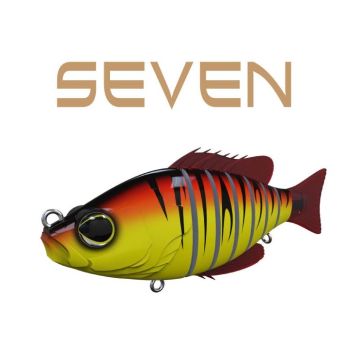 Vobler Swimbait Biwaa Seven Section, Red Tiger, 15cm, 60g