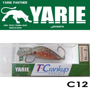Vobler Yarie-Jespa T-Crankup Floating, Culoare C12, 3.5cm, 3g