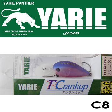 Vobler Yarie-Jespa T-Crankup Floating, Culoare C8, 3.5cm, 3g
