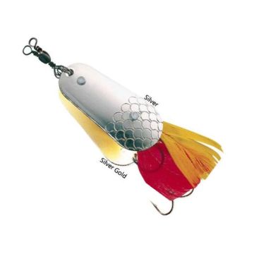 Lingurita Oscilanta DAM Effzett Weedless Spoon Silver/Silver, 4.5cm, 16g