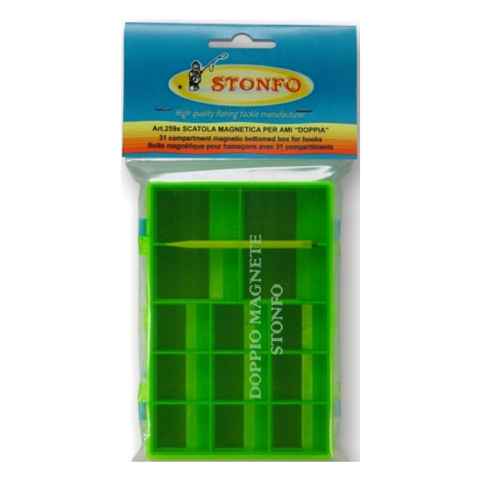 Cutie Magnetica Dubla pentru Carlige Stonfo Double Magnetic Box, 12x8x1.9cm 2