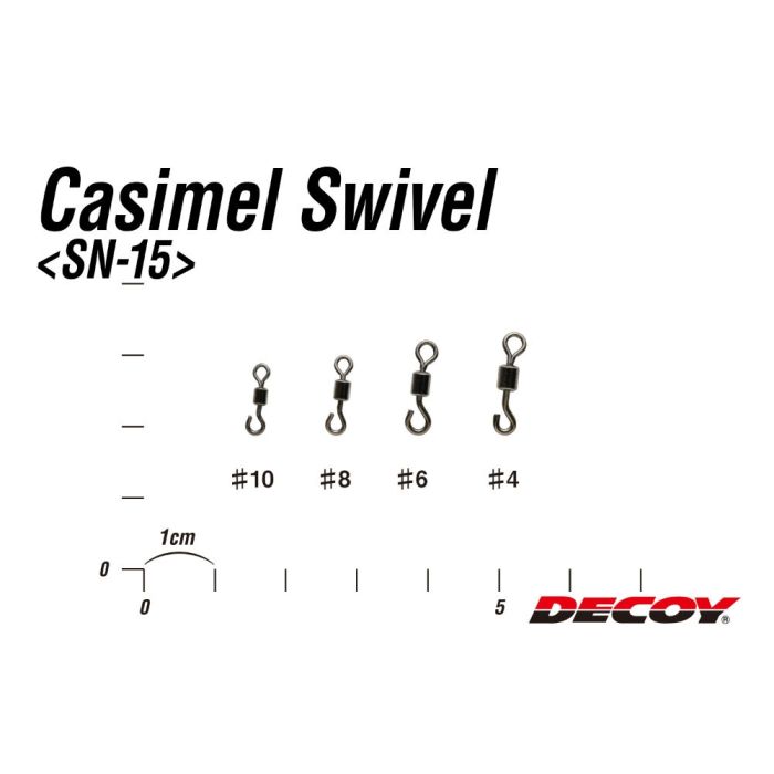 Vartej Decoy SN-15 Casimel Swivel, 12buc/plic