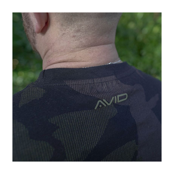 Tricou Avid Carp Distortion Camo T-Shirt
