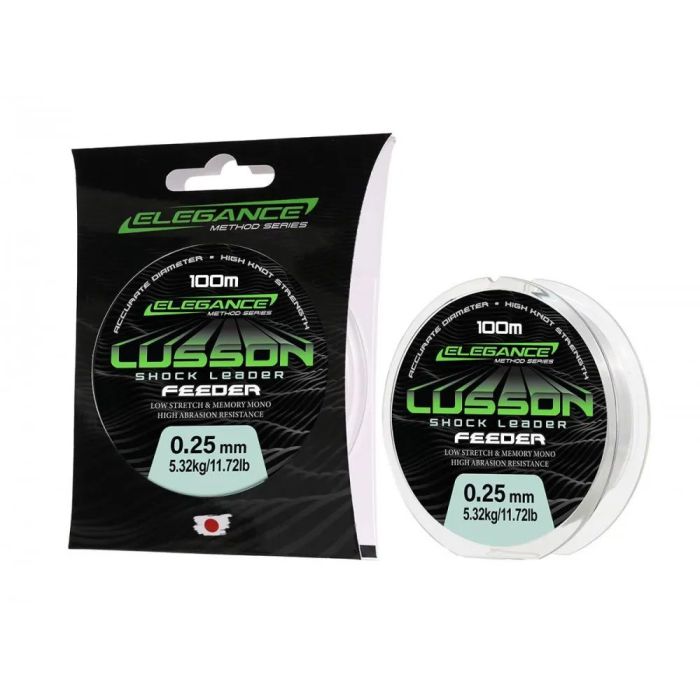 Fir Monofilament Formax Elegance Method Lusson Shock Leader, 100m