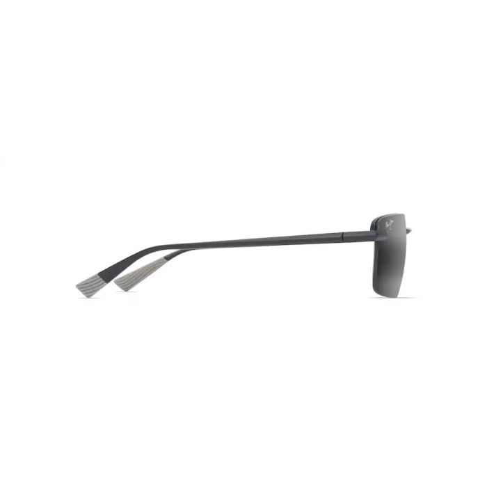 Ochelari de Soare Polarizati Maui Jim Laulima Asian Fit, Neutral Grey, Matte Black 3