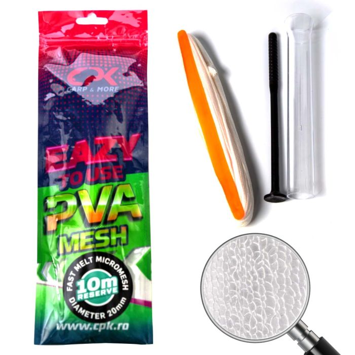 Kit Plasa Solubila CPK Fast Melt PVA cu Tub si Presa, 10m
