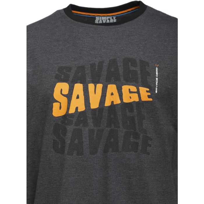 Bluza Savage Gear Simply Savage Logo Tee Long Sleeve