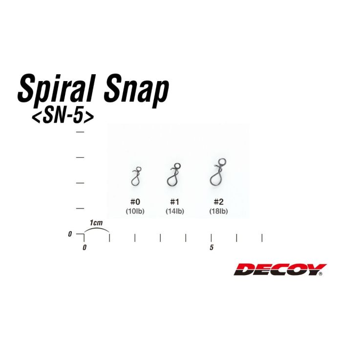 Agrafa Rapida Decoy SN-5 Spiral Snap, 6bucplic