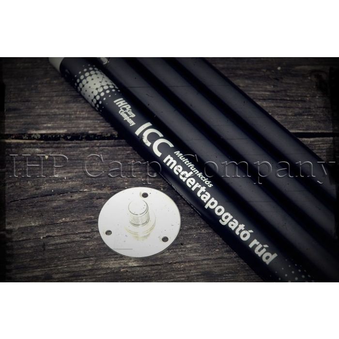 Aluminium Spotstick Black Edition ICC Multifunction Bottom Feeler, 3 Rods x 1.5m + 3 Discuri + Husa de Transport