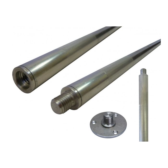 Aluminium Spotstick ICC Multifunction Bottom Feeler, 4 Rods x 1.5m + 1 Disc + Husa de Transport