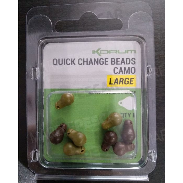 Bilute Antisoc Korum Quick Change Beads, Camou, 8buc/plic