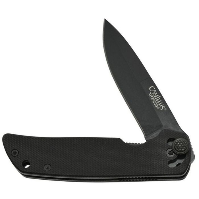 Briceag Camillus Cuda Mini 6.75 Folding Knife, Black