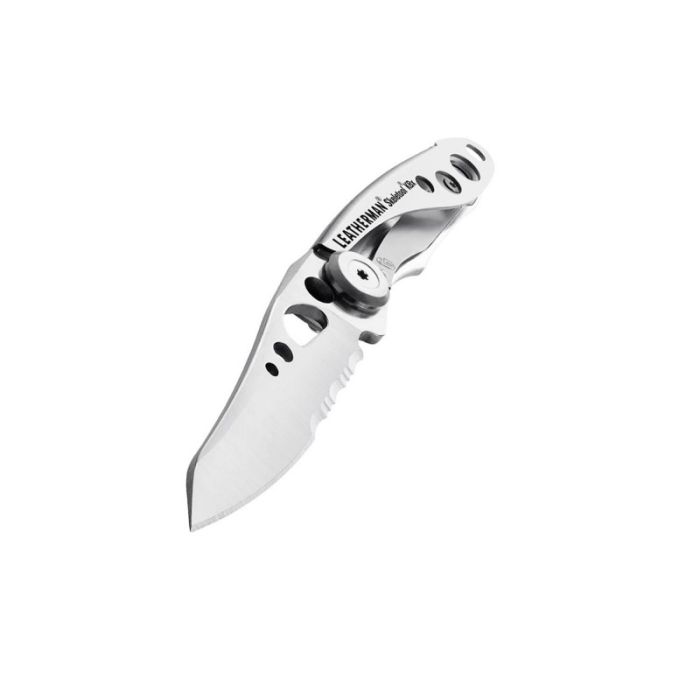 Briceag Leatherman Skeletool Folding Knife KBx Silver