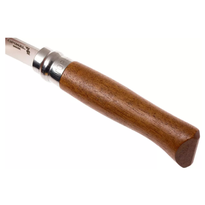 Briceag Opinel Nr.08 Pocket Knife, Walnut Wood, Brown