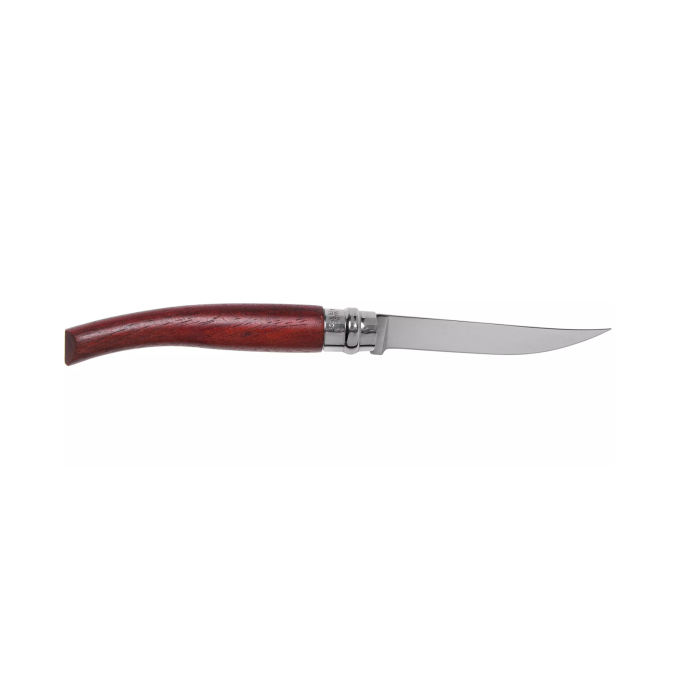 Briceag Opinel Nr.10 Slim Line Pocket Knife, Bubinga Wood, Dark Brown