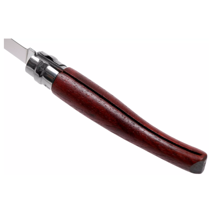 Briceag Opinel Nr.10 Slim Line Pocket Knife, Bubinga Wood, Dark Brown
