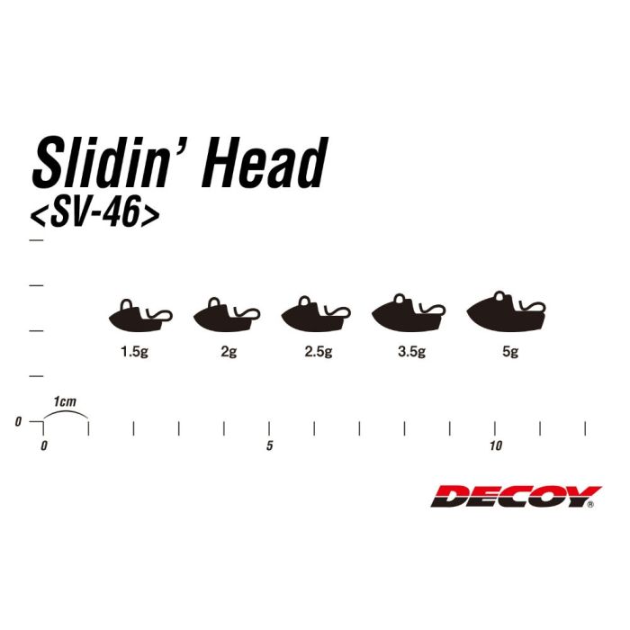 Cap de Jig Decoy SV-46 Slidin Head