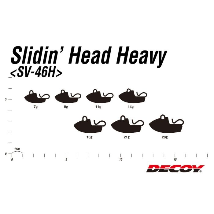 Cap de Jig Decoy SV-46H Slidin Head Heavy