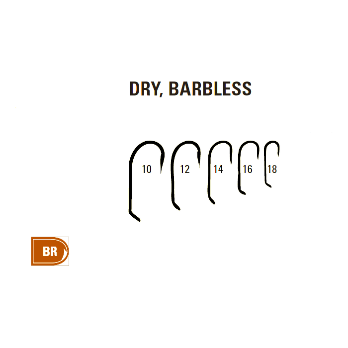 Carlige Fly Mustad Signature Dry Barbless Hooks, Bronze, 25bucplic