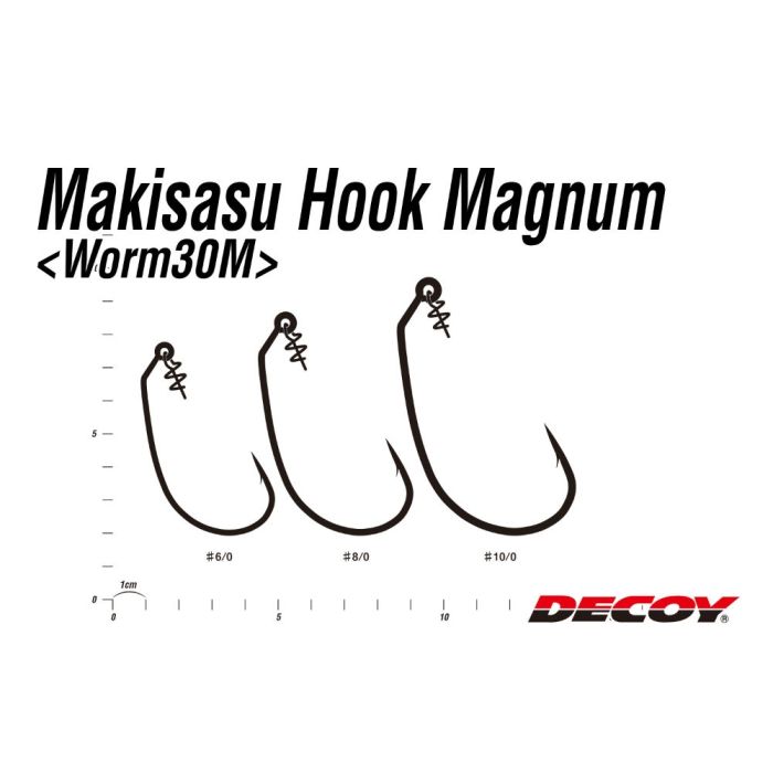 Carlige Offset Decoy Makisasu Magnum Worm 30M