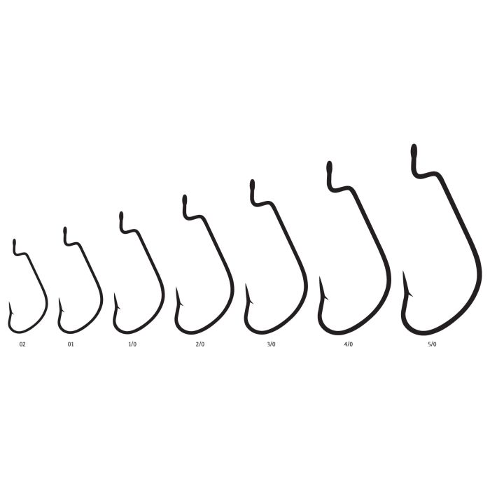 Carlige Offset Rapture Worm, 10buc/plic