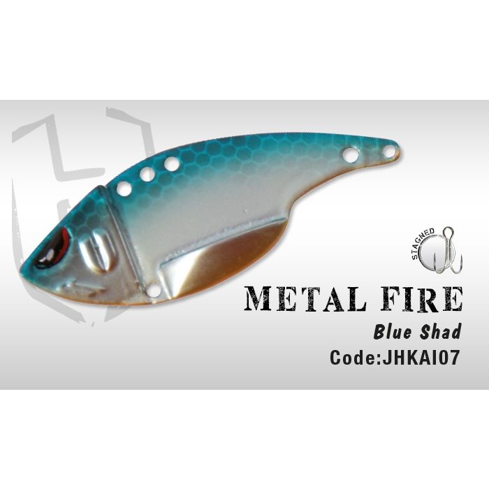 Cicada Colmic Herakles Metal Fire, Blue Shad, 5.2cm, 12g