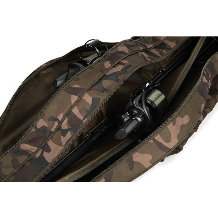 Husa Fox Camolite 4 rod Hardcase 10Ft, 4 Lansete + 4 Mulinete, 166x25x25cm 4