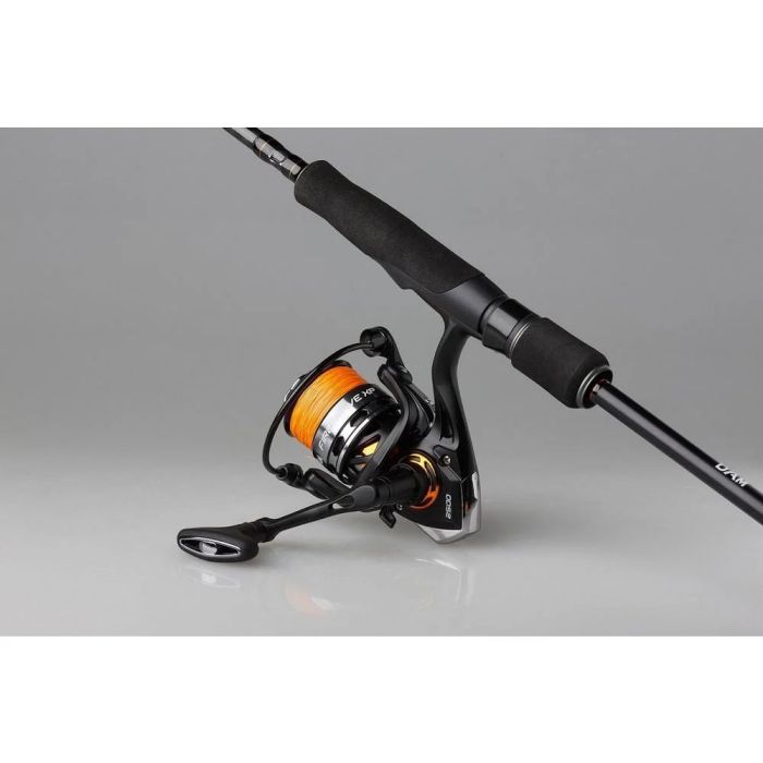 Combo DAM Fire Wave XP Spinning, Lanseta 1.98m, 7-22g, 2buc + Mulineta 1000 FD + Fir 3