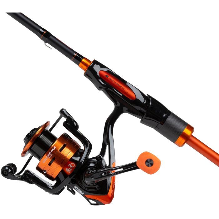 Combo Spinning Mitchell Colors MX Orange, Lanseta Colors MX 742ML 2.23m5-21g2buc + Mulineta Mitchell Colors MX 2000FD