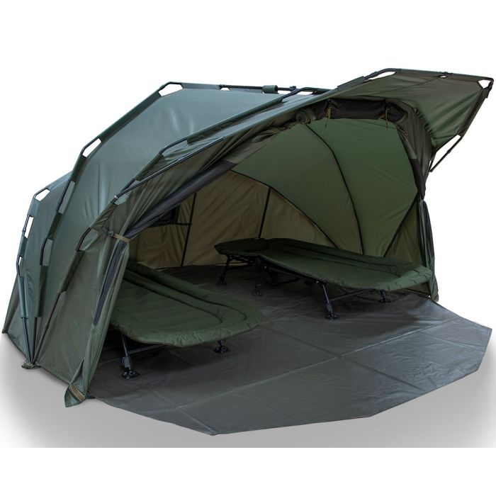 Cort NGT Fortress Hooded XL, 2 Persoane, 340x300x160cm