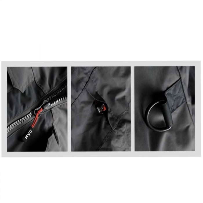 Costum Impermeabil DAM Camovision Thermo Suit, Black Grey