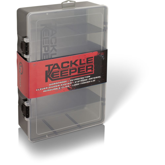 Cutie pentru Accesorii Quantum Tackle Keeper HC15Q Deep, 15 Compartimente, 35x22x10cm