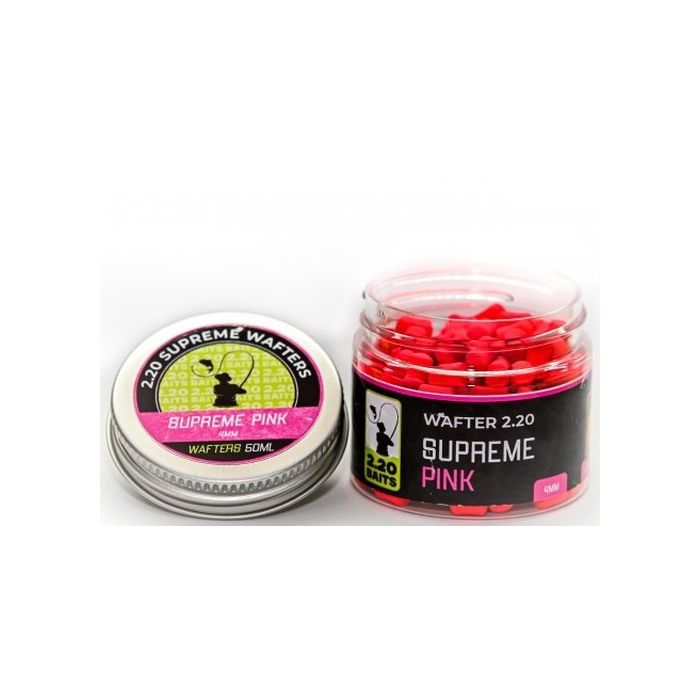 Dumbell Critic Echilibrat 2.20Baits Supreme Wafters, 4mm, 50ml Pink