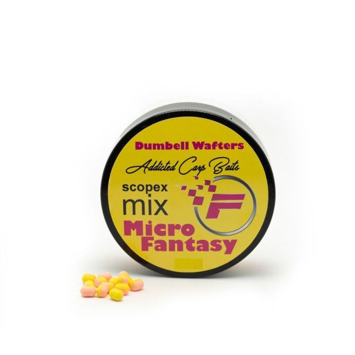 Dumbell Critic Echilibrat Addicted Carp Baits Micro Wafters Fantasy, 8mm, 50ml/borcan