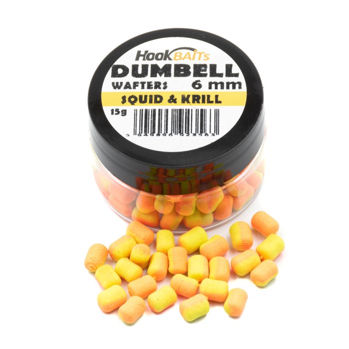 Dumbell Critic Echilibrat HookBaits Dumbell Wafters, 6mm, 15g