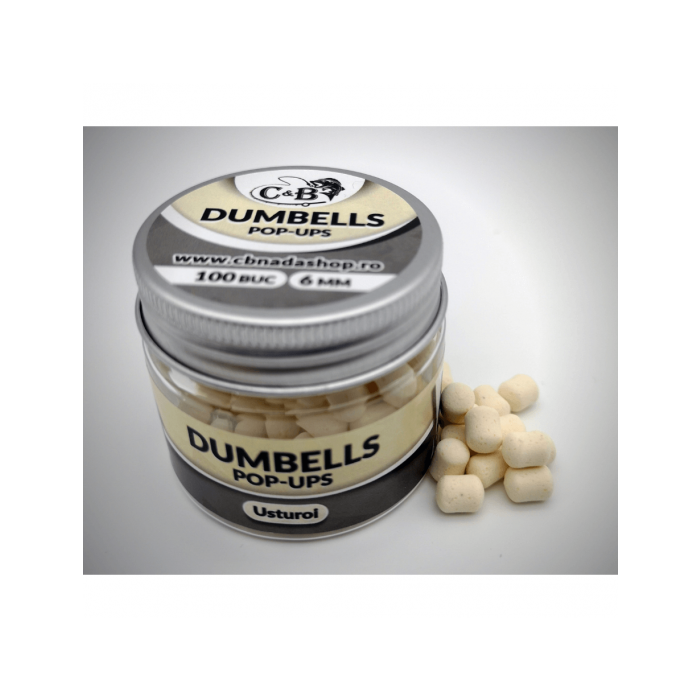 Dumbell Pop Up C&B Wafters, 6mm, 100buc/borcan