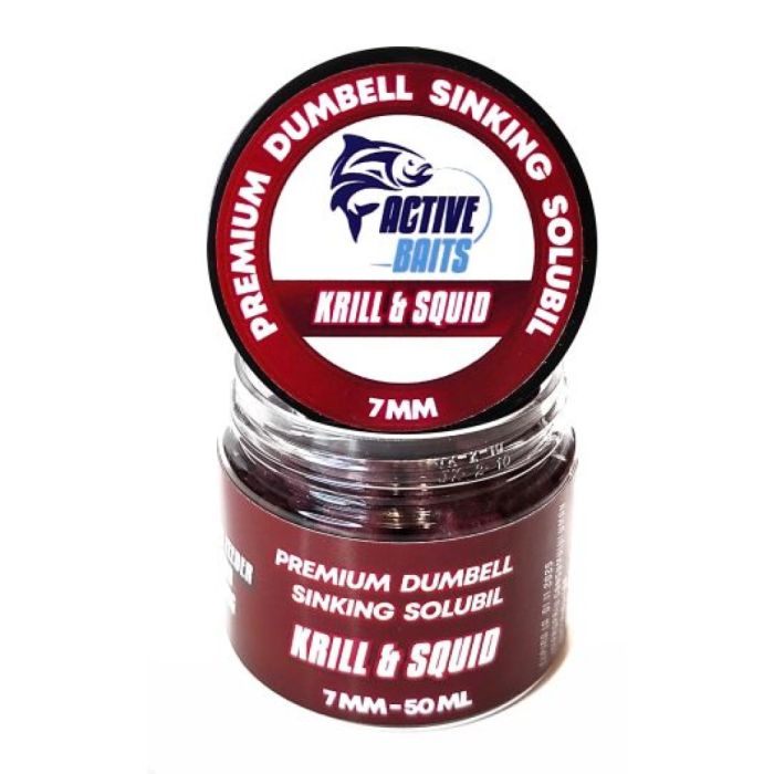 Dumbell Sinking Solubil Active Baits, 7mm, 50mlborcan