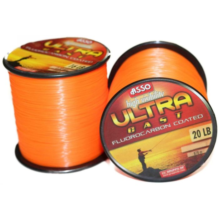 Fir Monofilament Asso Ultra Cast Orange, 1000m