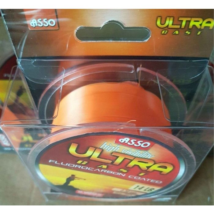 Fir Monofilament Asso Ultra Cast Orange, 300m