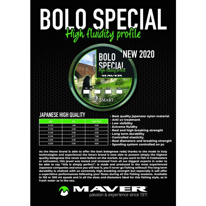 Fir Monofilament Maver Smart Bolo Special, 150m