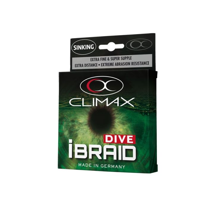 Fir Textil Climax iBraid Dive Sinking, Olive Green, 275m