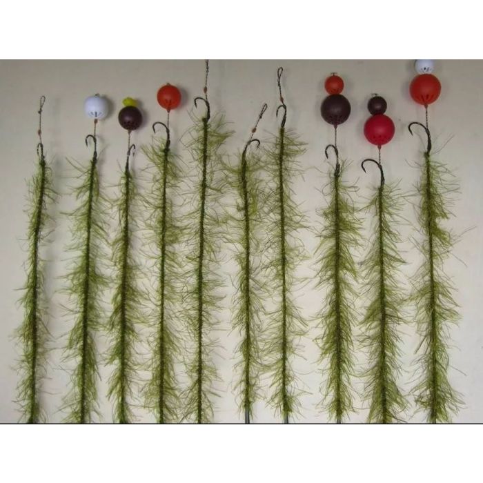 Fir Textil cu Camasa Katran Mimicker, Weedy Camo Green, 10m