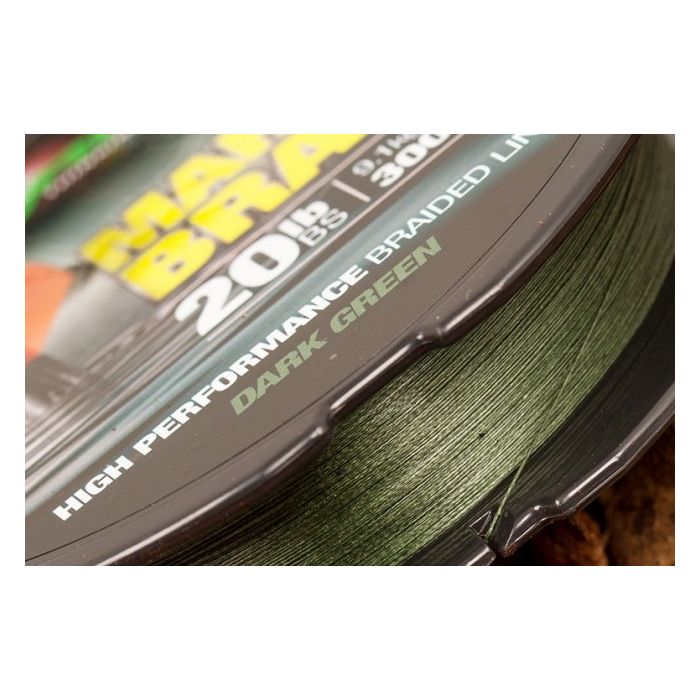 Fir Textil Korda Marker Braid, Dark Green, 0.16mm, 300m