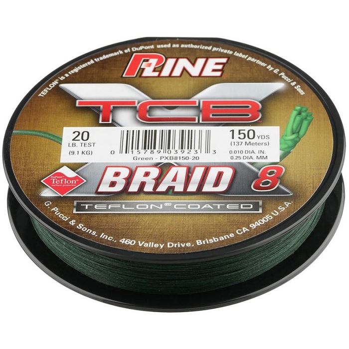 Fir Textil P-Line X TCB 8 Braid Teflon, Green, 137m