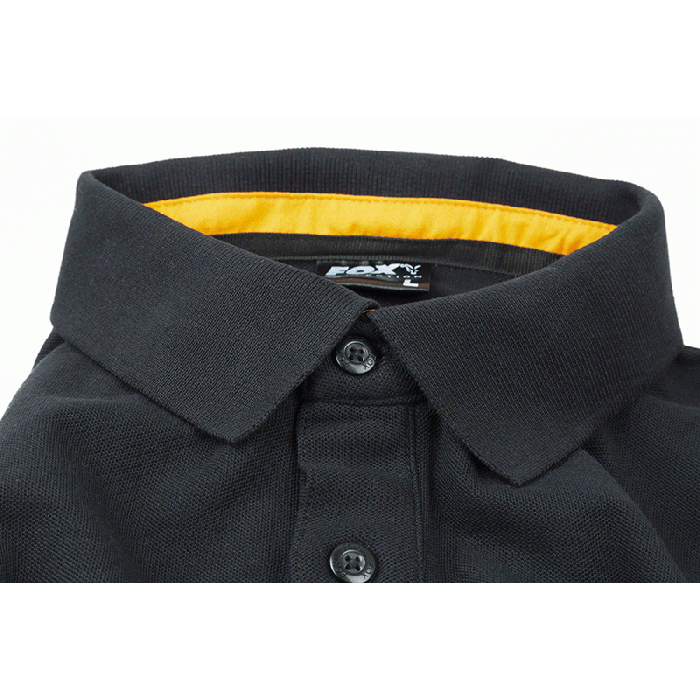 Tricou Polo FOX Collection Orange & Black Polo Shirt