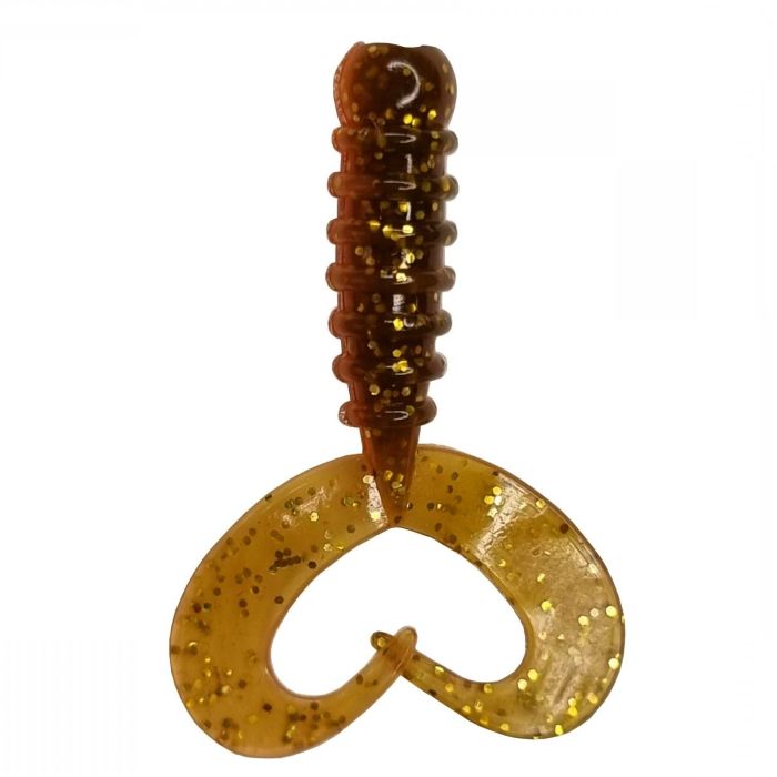 Grub Rock'N Bait Owner Cultiva Ring Twin Tail SW Worm, 3.5cm, 0.6g, 12buc/plic