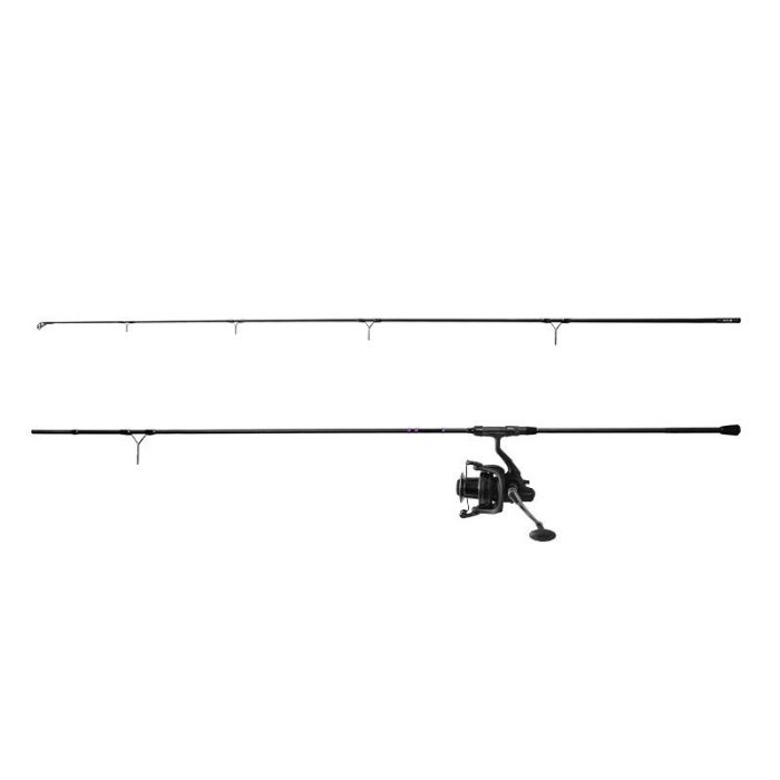 Combo Crap Delphin Corsar, Lanseta Corsa Black 3.60m, 3.25lbs, 2buc + Mulineta Corzar 8T 2