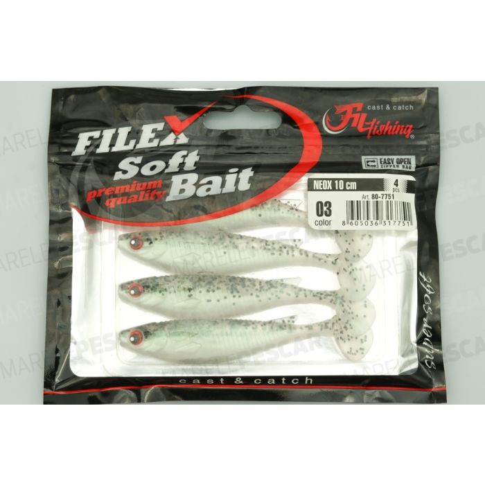 Shad FilFishing Filex Neox, Culoare 03, 10cm, 4bucplic