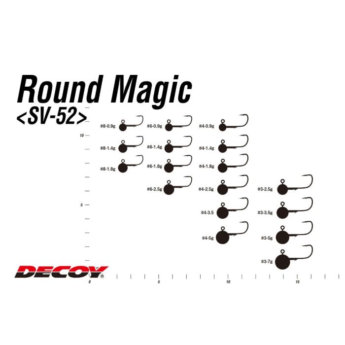 Jig Decoy SV-52 Round Magic, Nr.3, 4buc/plic