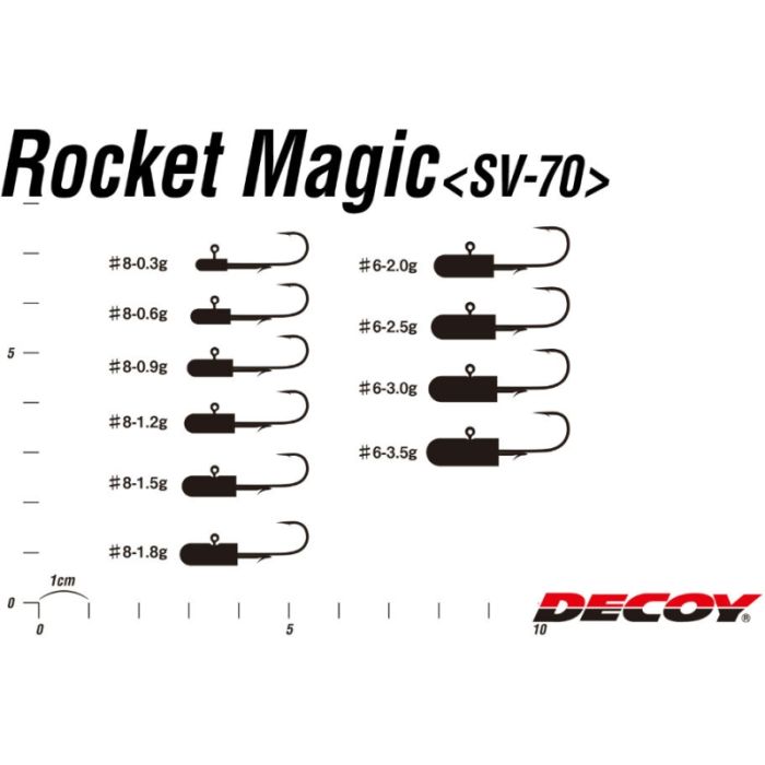 Jig Decoy SV-70 Rocket Magic, Nr.8, 5buc/plic